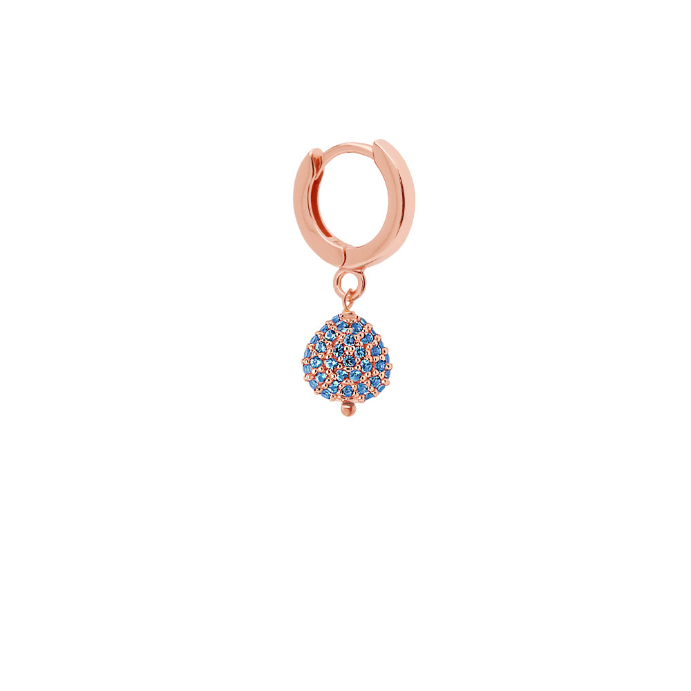 Mono Orecchino Cerchio Sparkling Pavè