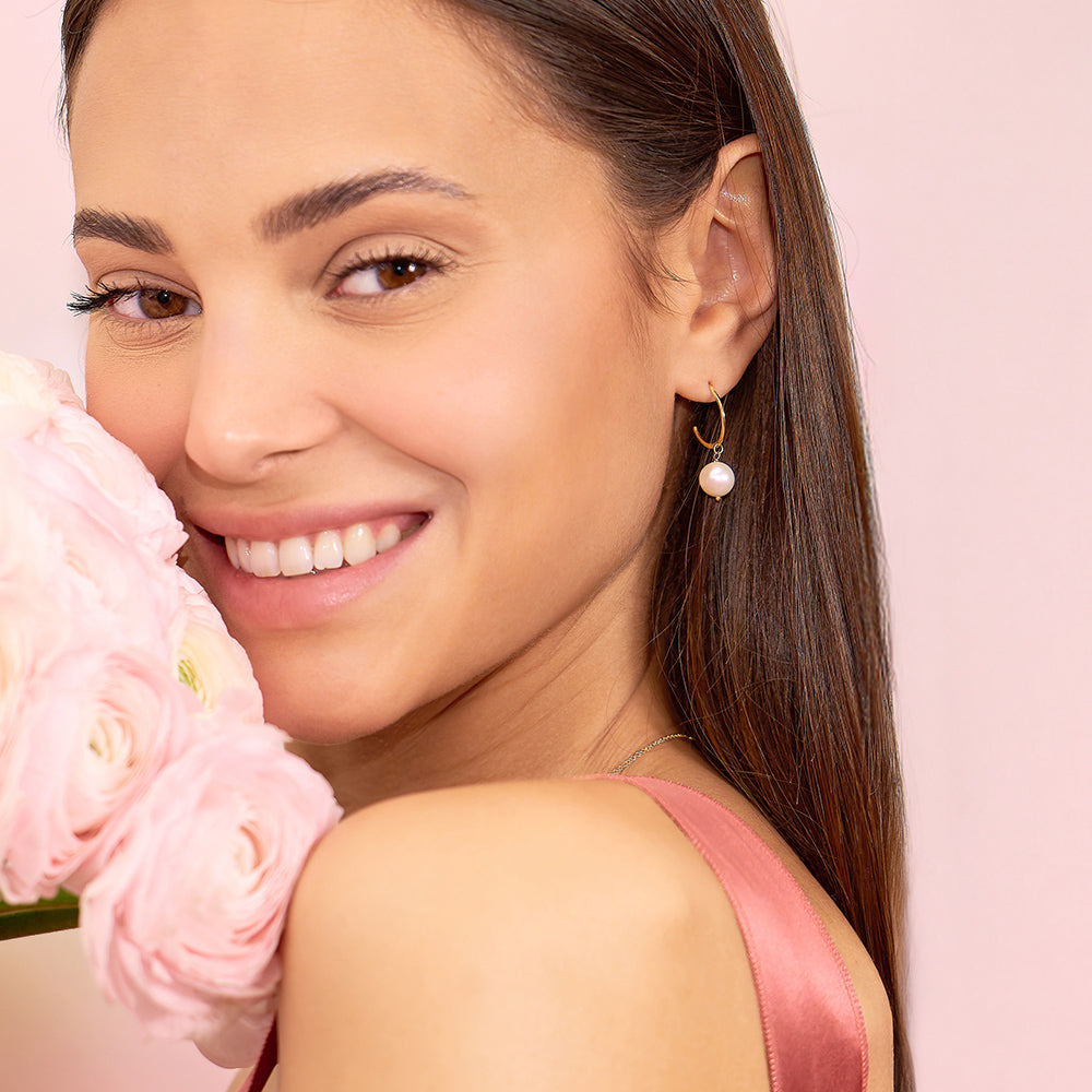 MONO Orecchino Semino d'Amore Cerchio La Perla