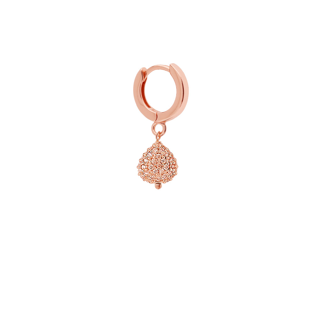 Mono Orecchino Cerchio Sparkling Pavè