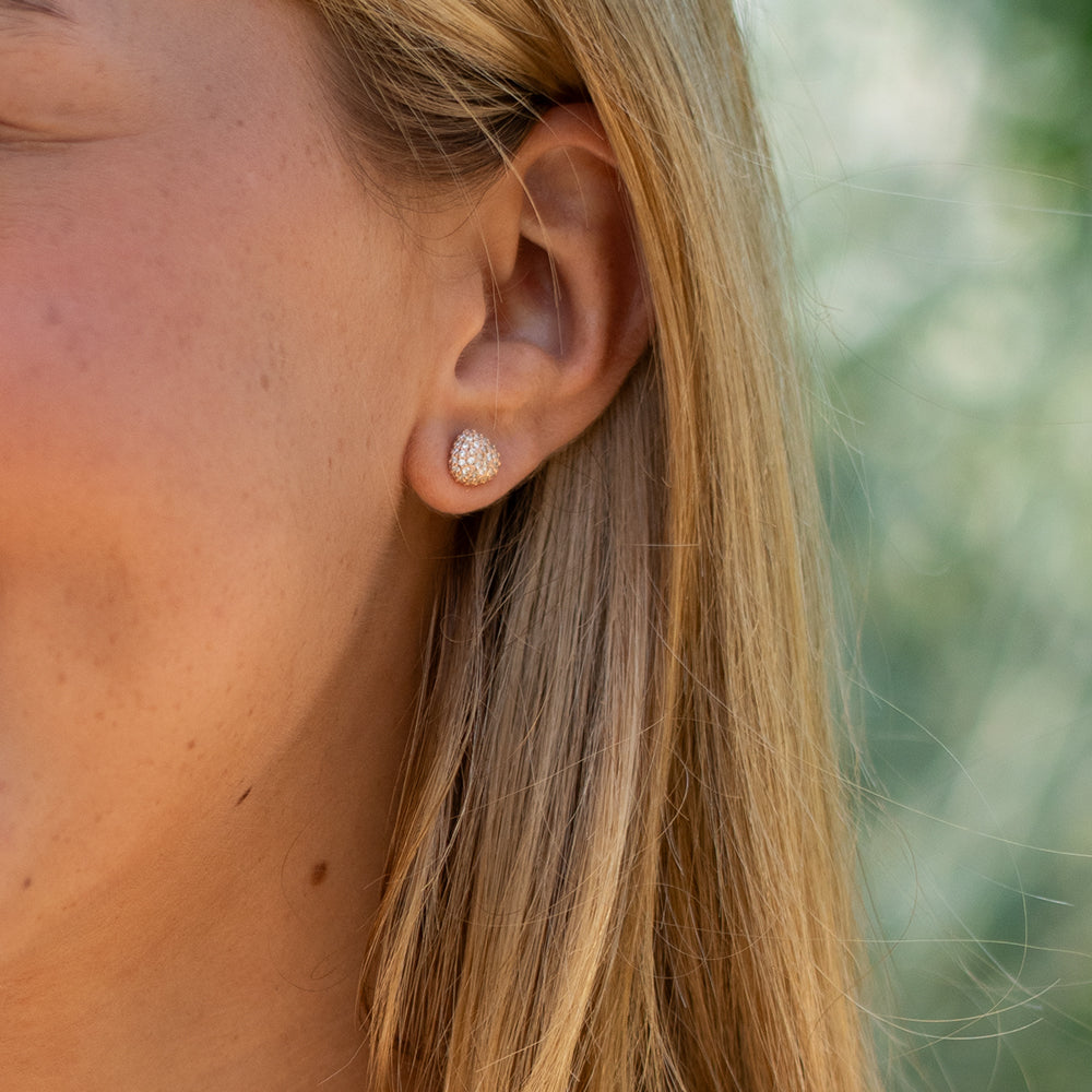 Mono Orecchino Semino d'Amore Sparkling Pavé