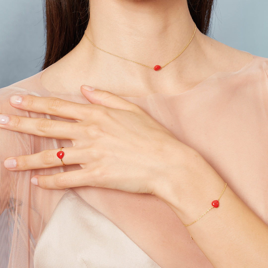 Anello Semino d'Amore Red Love