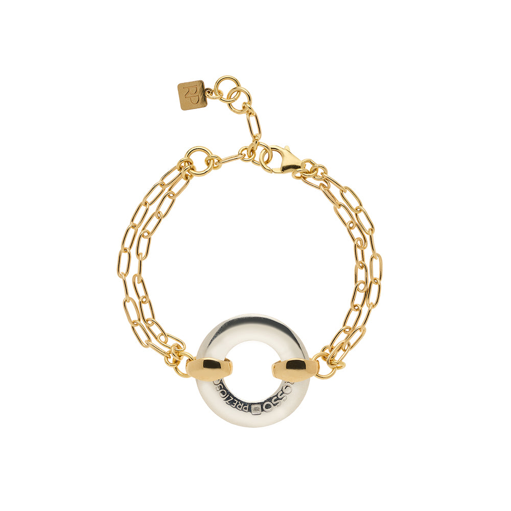 Bracciale Double Chain Silver