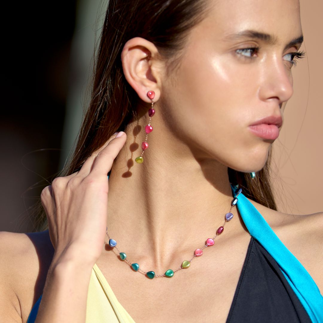 Girocollo Semino d'Amore Rainbow Double