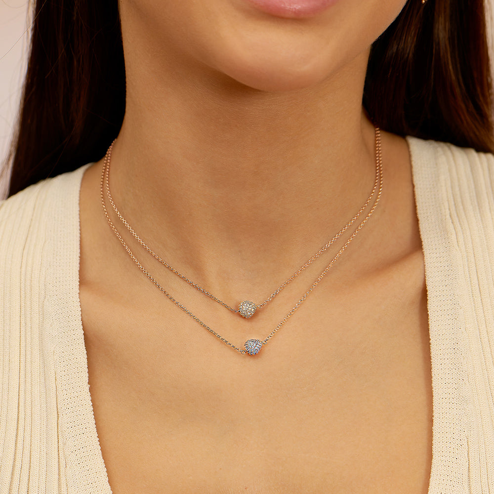 Girocollo Semino d'Amore Sparkling Pavé