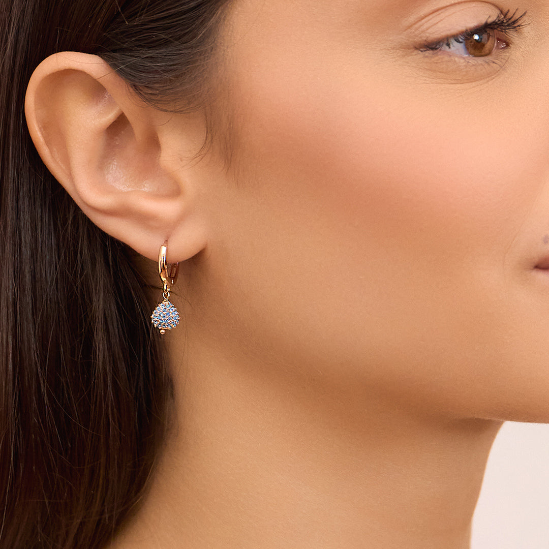 Mono Orecchino Cerchio Sparkling Pavè