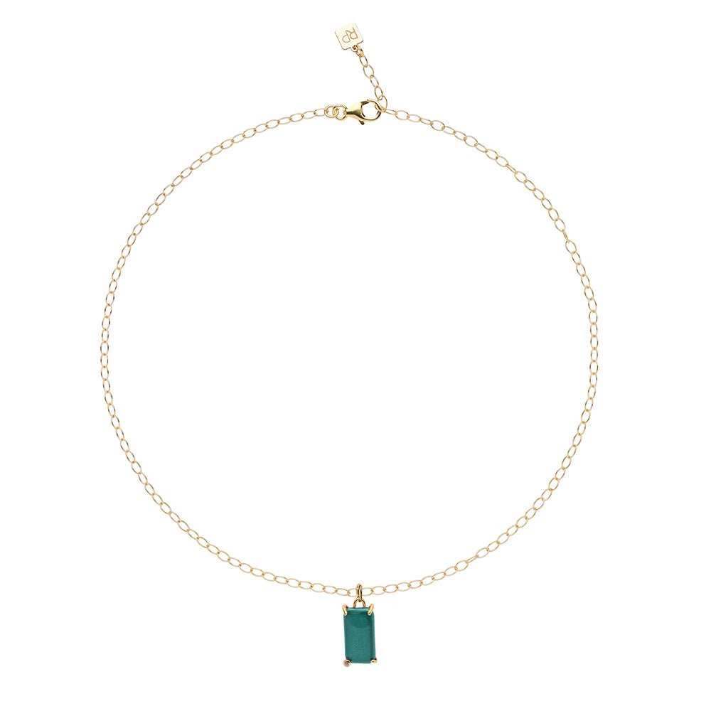 Girocollo con catena Pure Rectangle