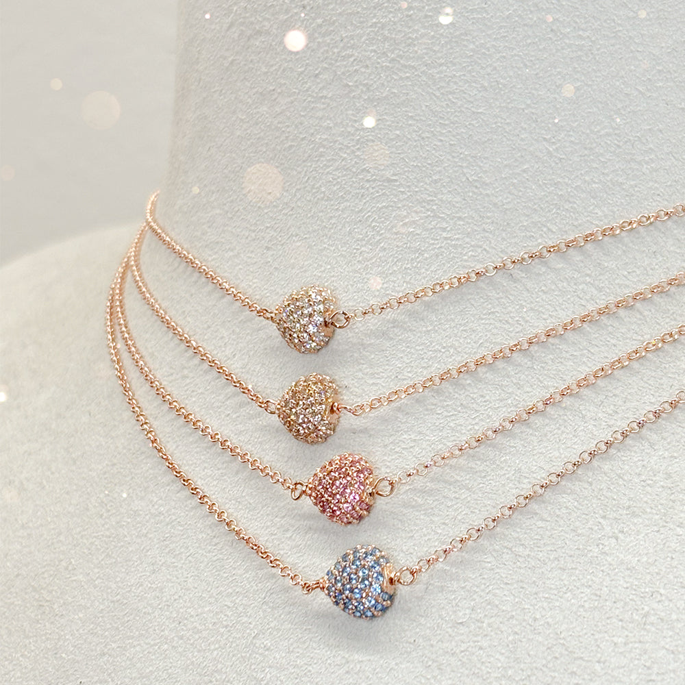 Girocollo Semino d'Amore Sparkling Pavé