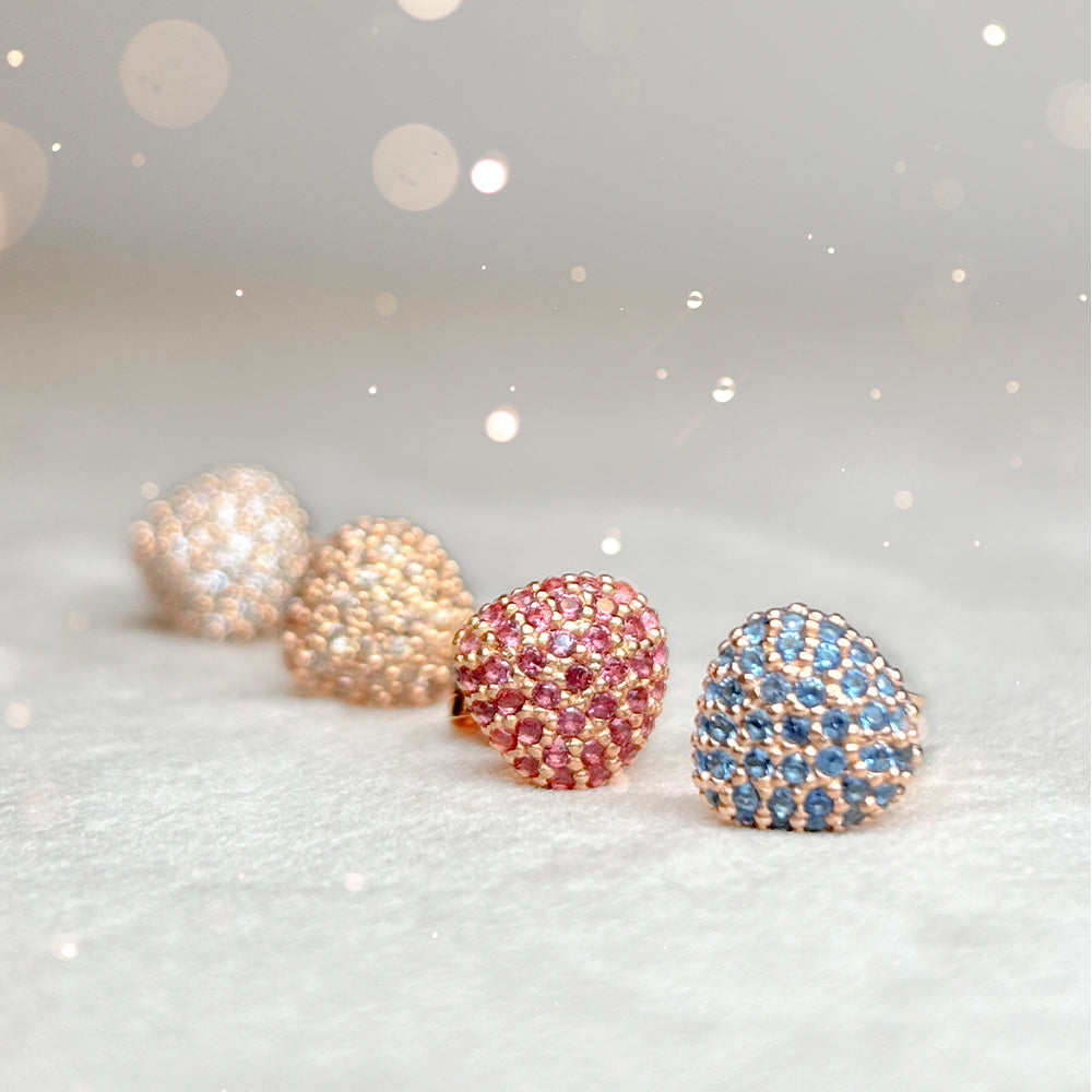 Mono Orecchino Semino d'Amore Sparkling Pavé